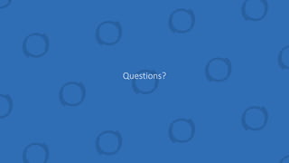 Questions?
 