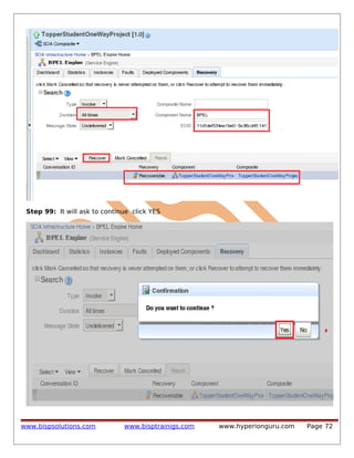 Step 99: It will ask to continue click YES

www.bispsolutions.com

www.bisptrainigs.com

www.hyperionguru.com

Page 72

 