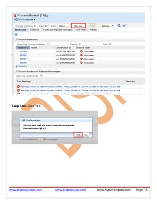 Step 103: Click YES

www.bispsolutions.com

www.bisptrainigs.com

www.hyperionguru.com

Page 75

 