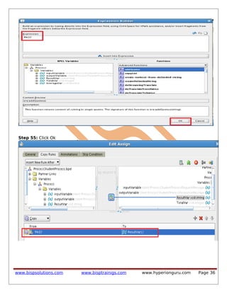 Step 55: Click Ok
www.bispsolutions.com www.bisptrainigs.com www.hyperionguru.com Page 36
 