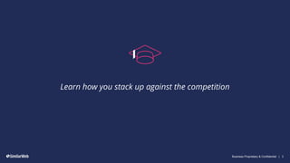 Business Proprietary & Confidential | 3
Learn how you stack up against the competition
 