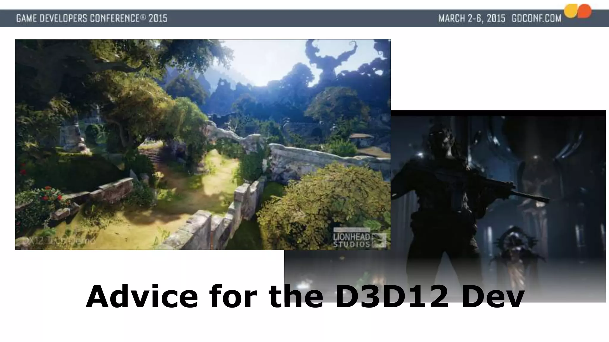 Advice for the D3D12 Dev
 