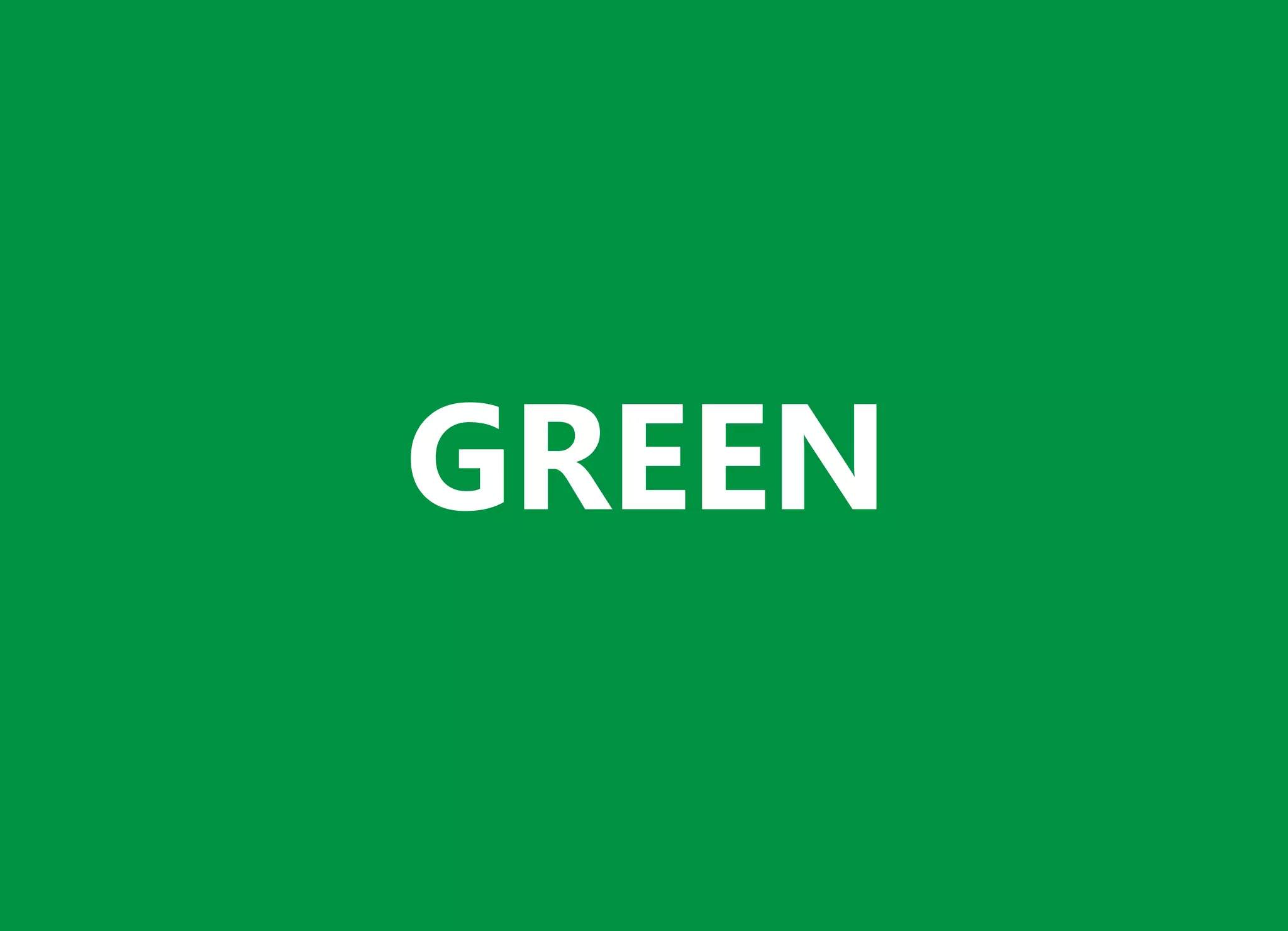 GREEN
 