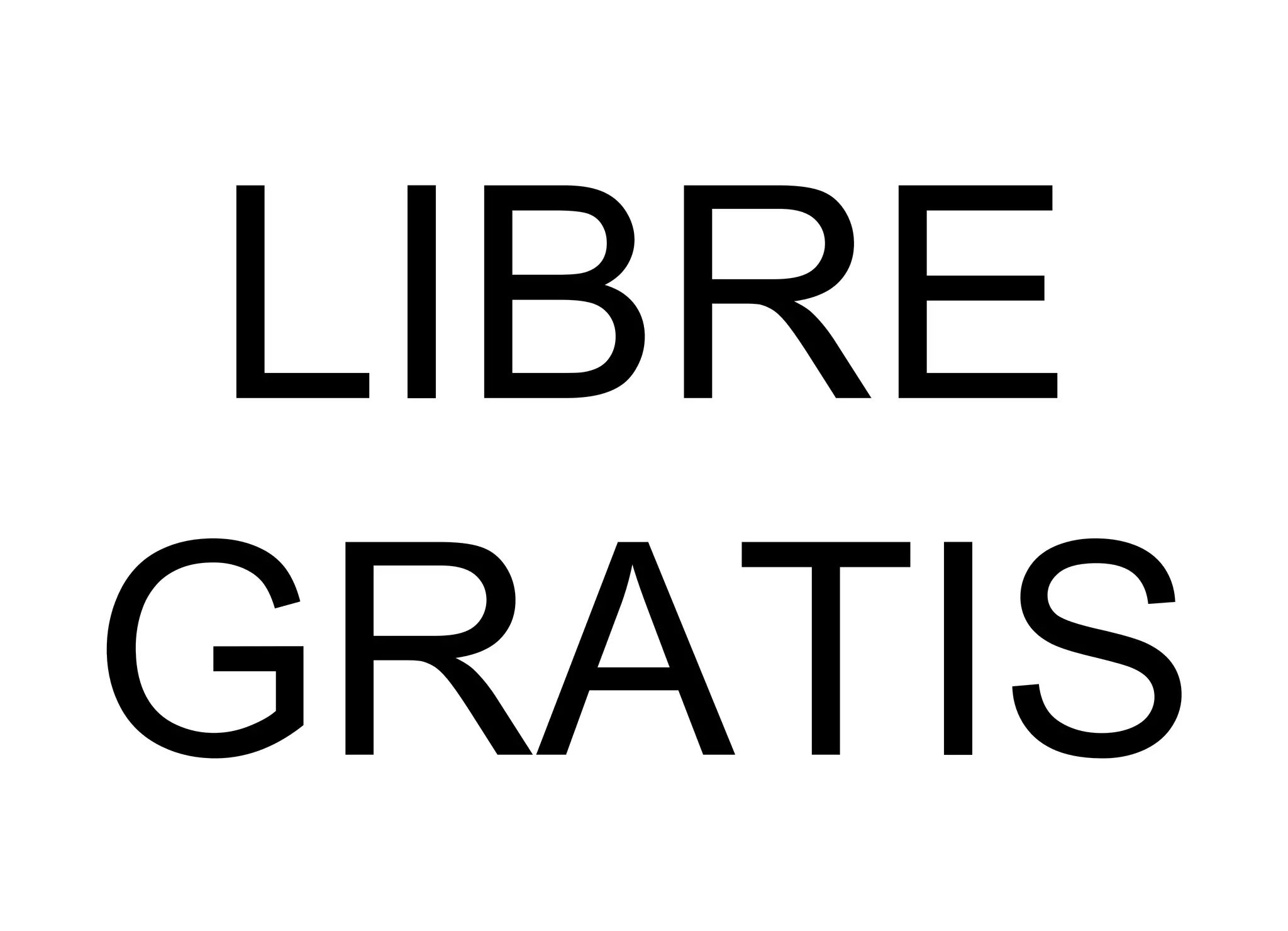 LIBRE
GRATIS
 