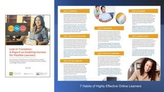 7 Habits of Highly Effective Online Learners
 