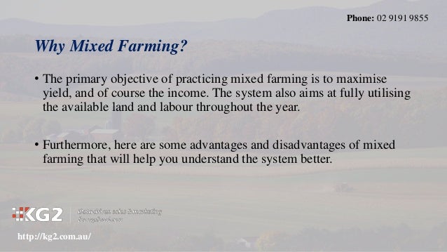 Getting Acquainted With Mixed Farming