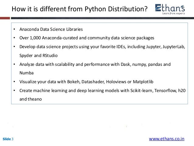 Installing Anaconda Distribution of Python