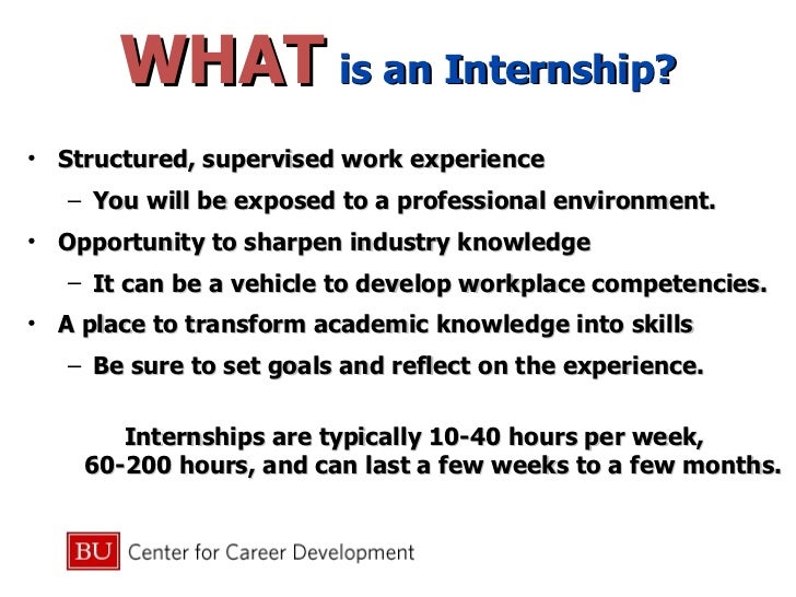 getting an internship getting an internship
