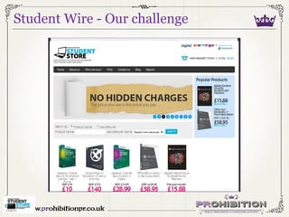Student Wire - Our challenge

 