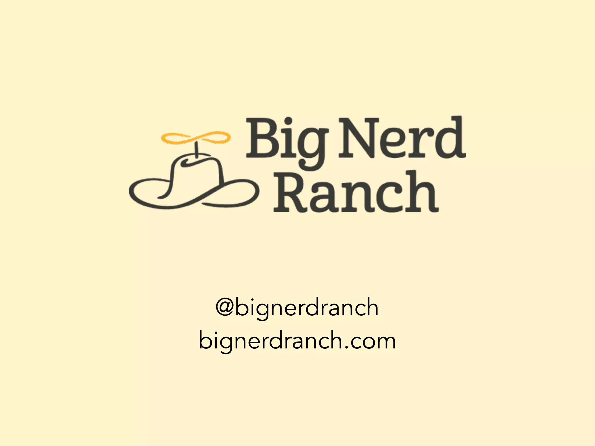 @bignerdranch bignerdranch.com 