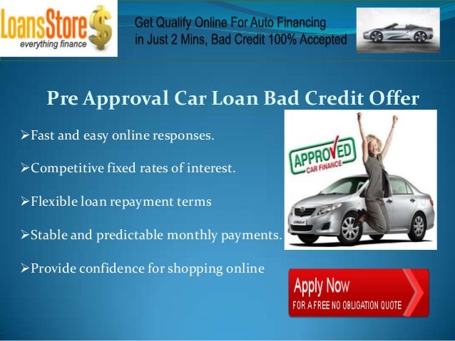 Getting Approved For a Car Loan with Bad Credit