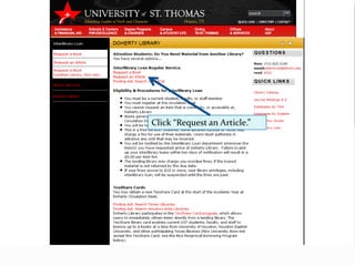 Once you’re set up, search for the
article’s full title.
 