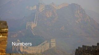 Proprietary and ConfidentialProprietary and Confidential
Numbers
 