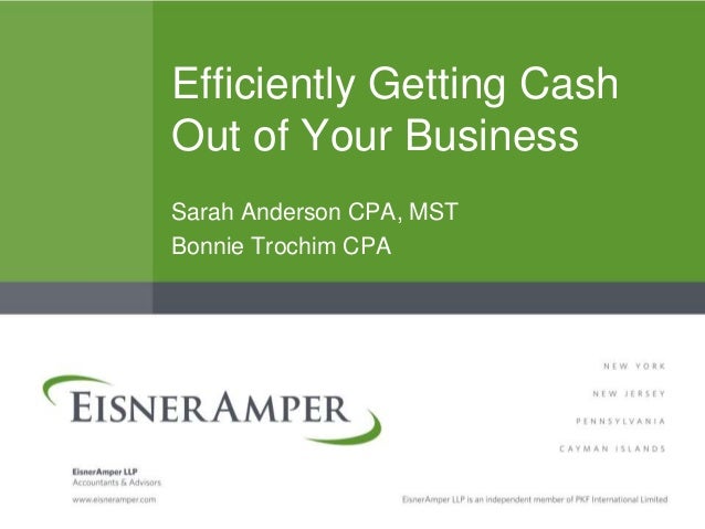 efficiently cash getting