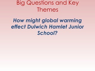 Getting children thinking big questions | PPTX