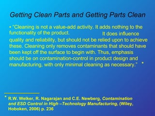 Getting Clean Parts | PPT