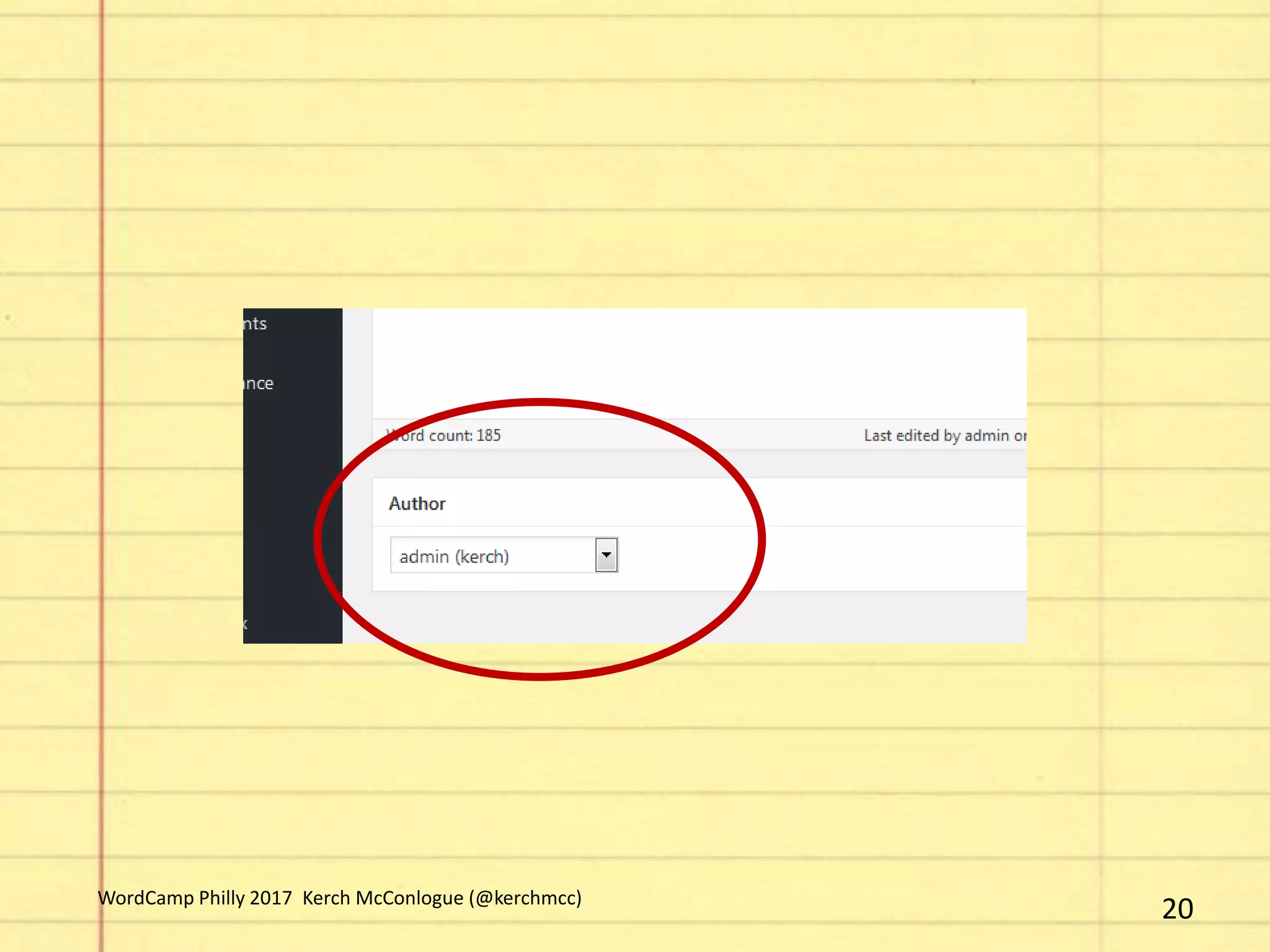 20WordCamp Philly 2017 Kerch McConlogue (@kerchmcc)
 