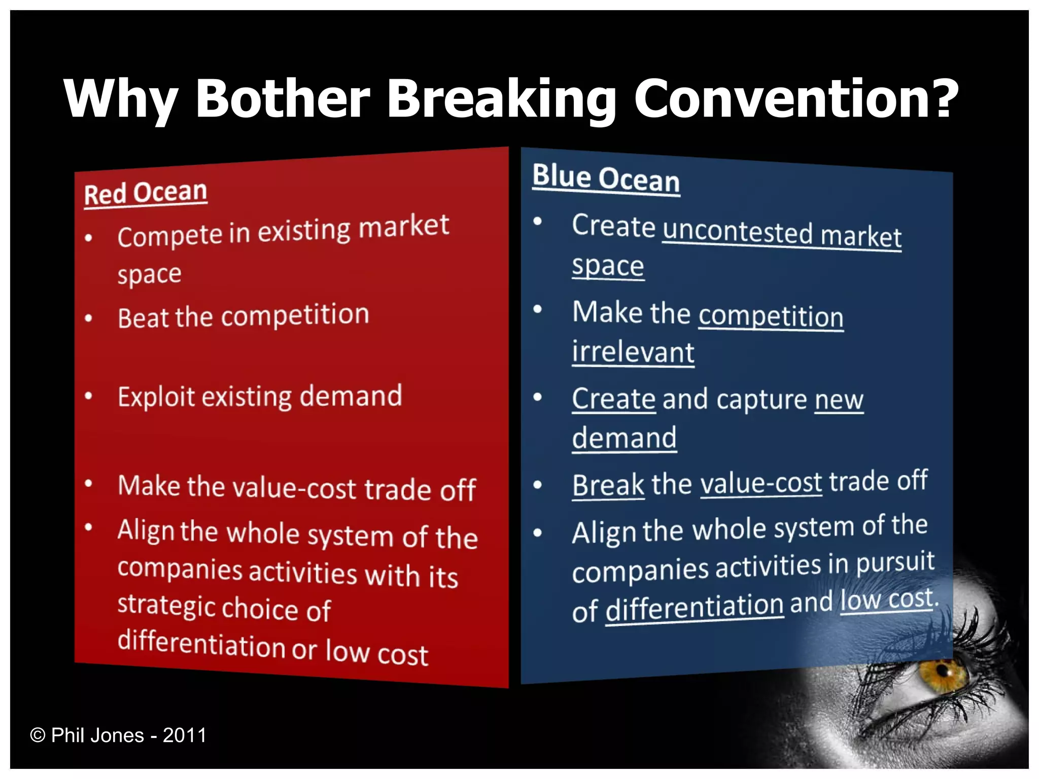 Why Bother Breaking Convention? © Phil Jones - 2011 