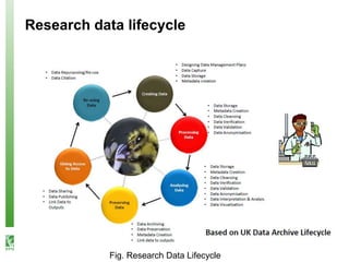 Research data lifecycle
 The principles emphasise machine-actionability (i.e., the capacity of
computational systems to f...