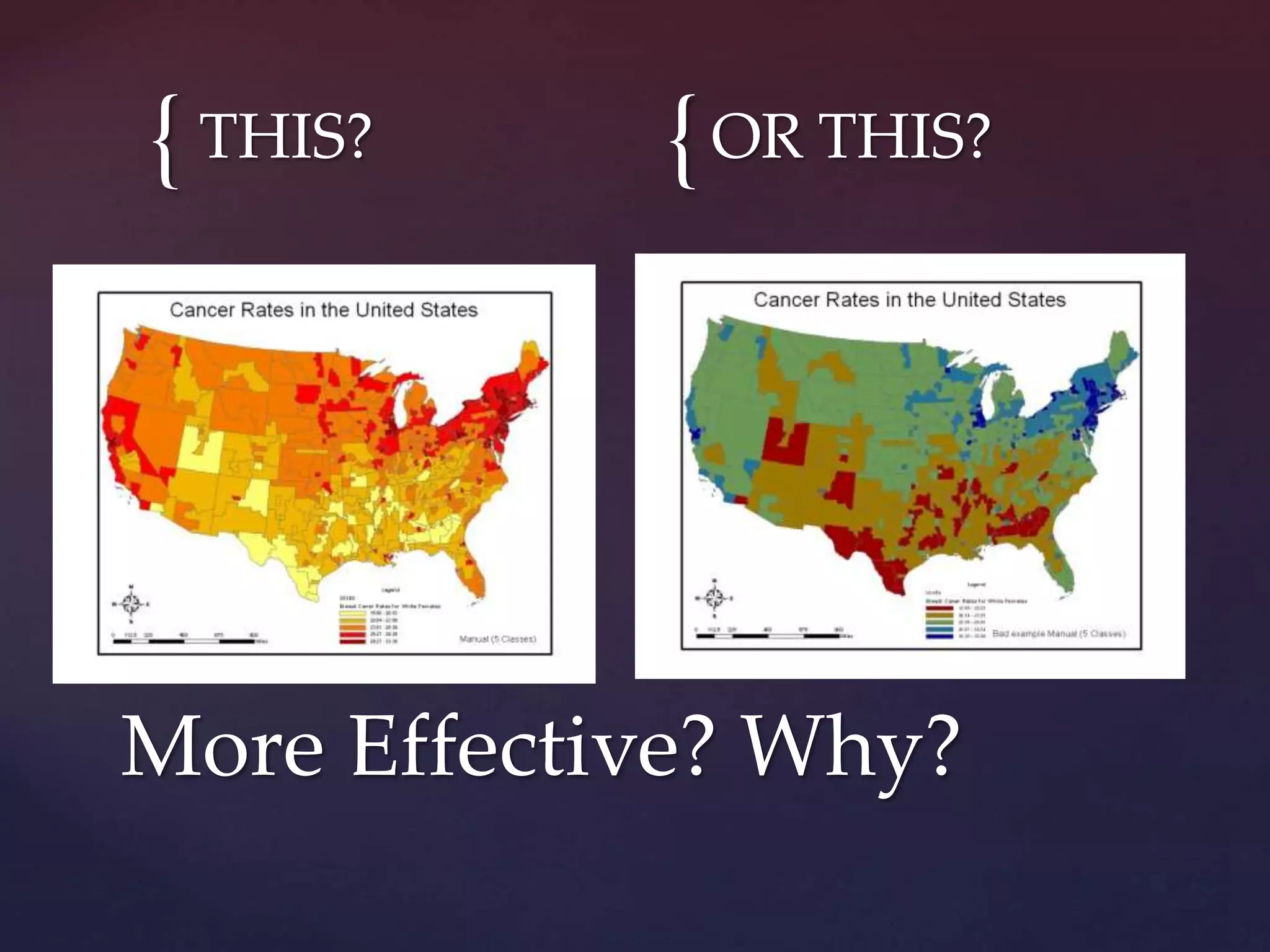 { {THIS? OR THIS?
More Effective? Why?