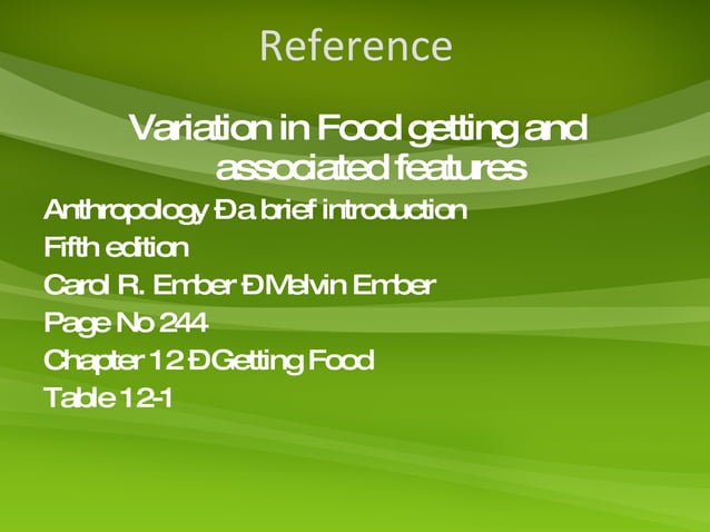 getting-food-anthropology-ppt