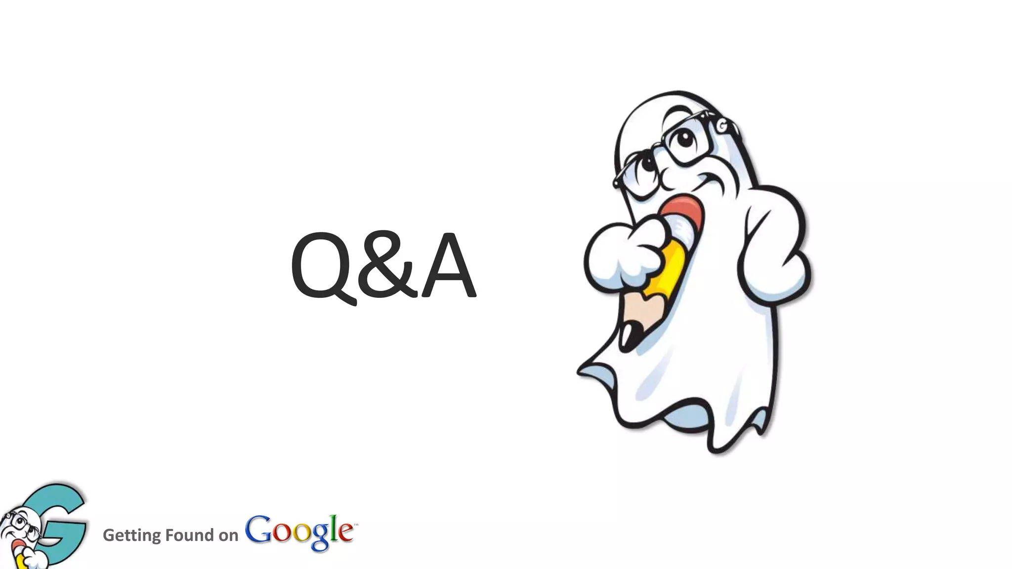 Q&A
Getting Found on

 