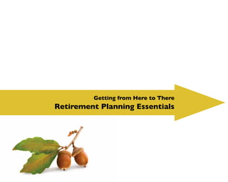 Getting from Here to There
Retirement Planning Essentials
 