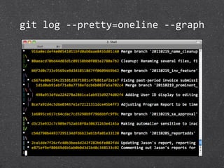 git log ‐‐pretty=oneline ‐‐graph
 