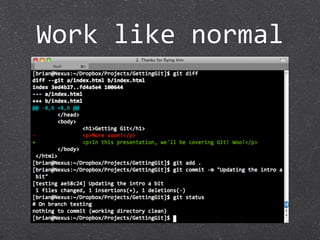 Work like normal
 
