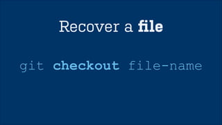 CUSTOMARY 
WARNING! 
rebase rewrites history! 
Treat this power with great care. Only 
rewrite history of local branches or… 
 