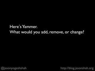 @jasonyogeshshah http://blog.jasonshah.org
Interview Questions
 