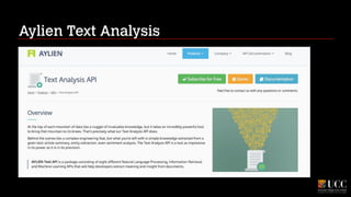 Aylien Text Analysis

 