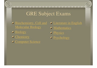 Getting Into Graduate School