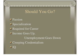 Getting Into Graduate School