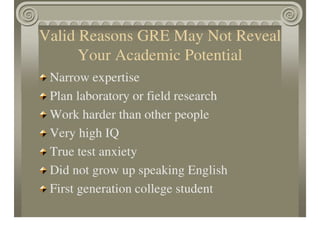 Getting Into Graduate School