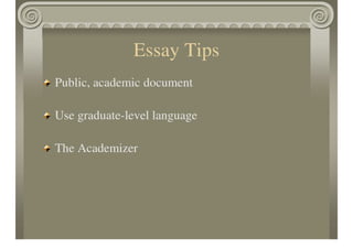 Getting Into Graduate School