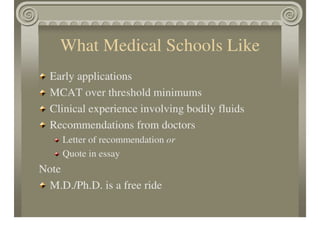 Getting Into Graduate School