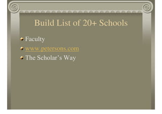 Getting Into Graduate School