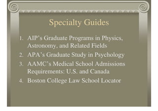 Getting Into Graduate School