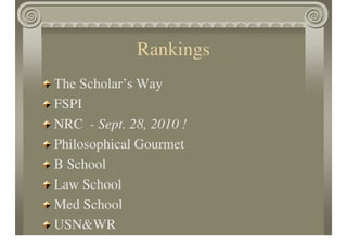 Getting Into Graduate School