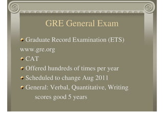 Getting Into Graduate School