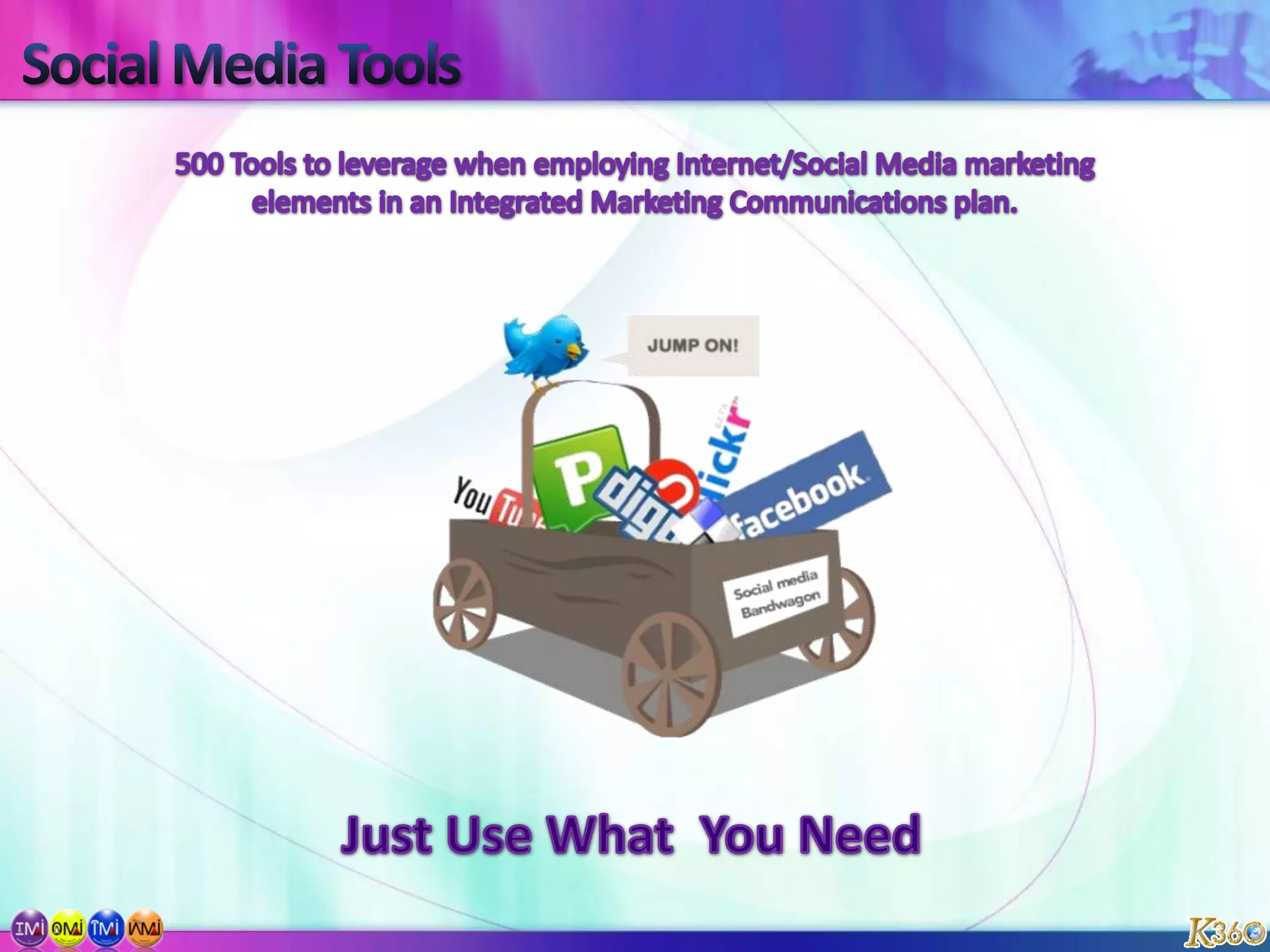 Vendor tool selection