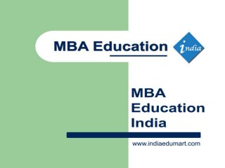 Getting mba education quite easy with distance education india