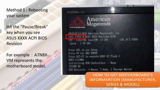 Main Bios Code Example getting motherboard information.pptx