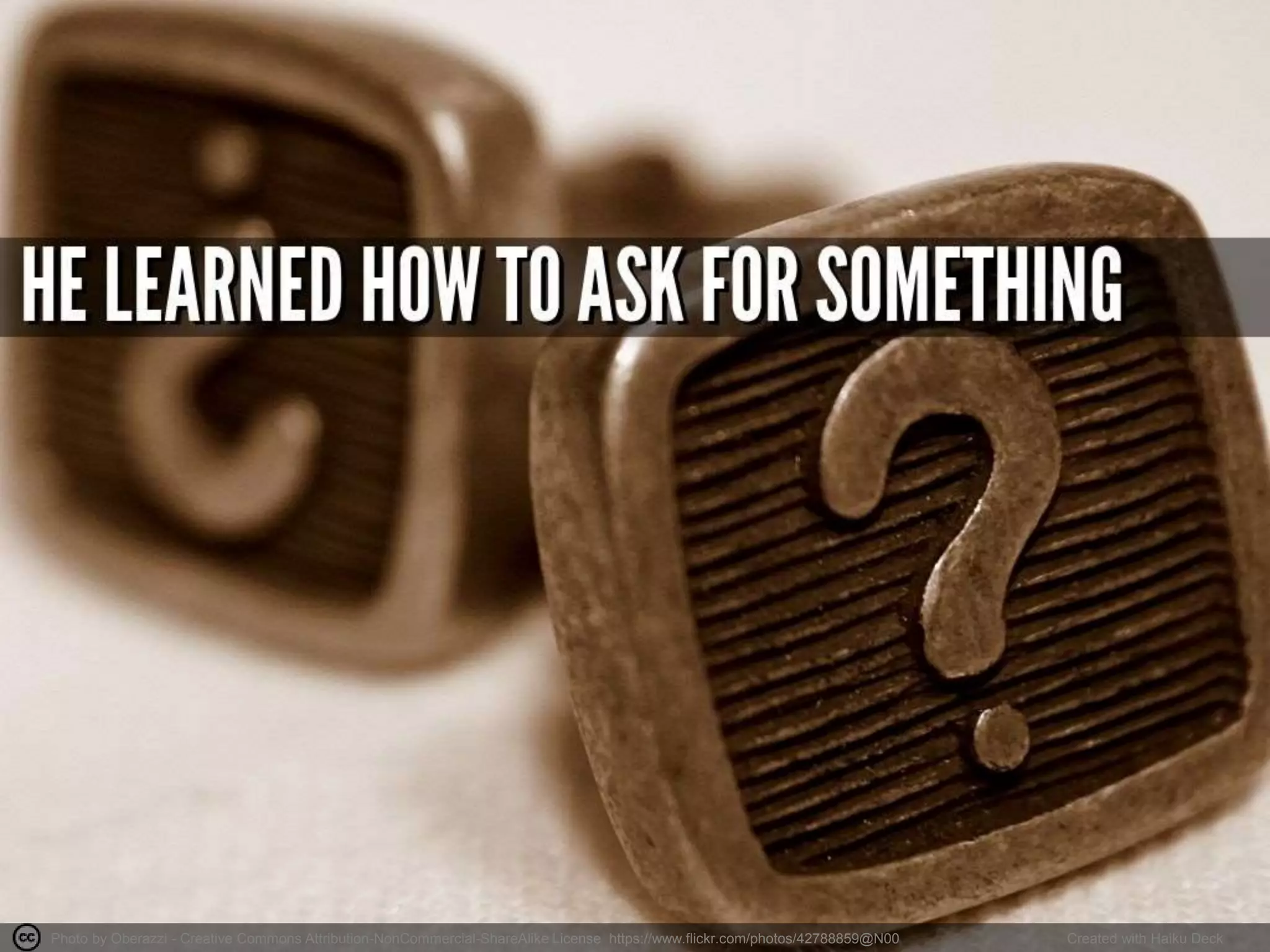 Photo by Oberazzi - Creative Commons Attribution-NonCommercial-ShareAlike License https://www.flickr.com/photos/42788859@N00 Created with Haiku Deck
 