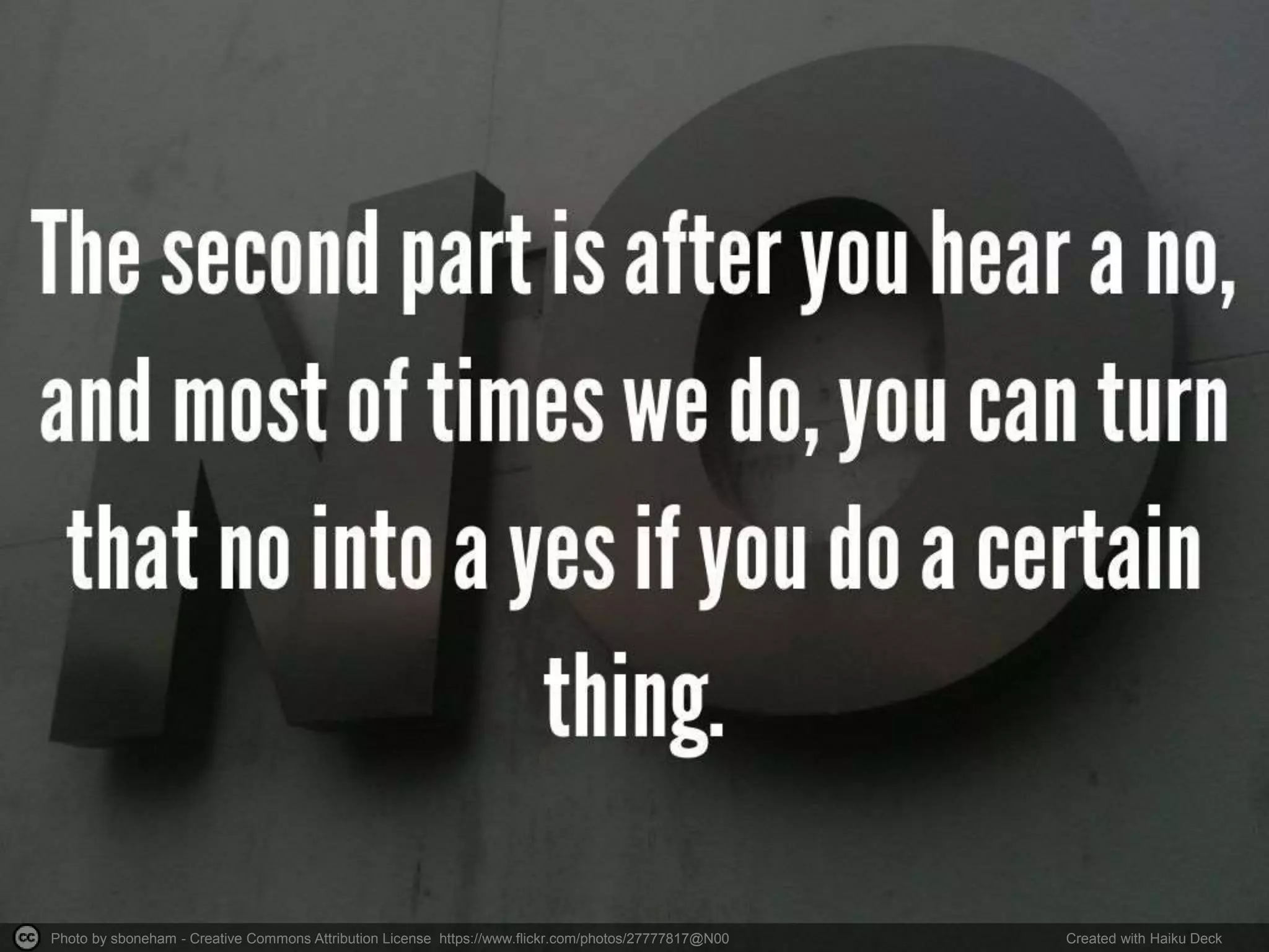 Photo by sboneham - Creative Commons Attribution License https://www.flickr.com/photos/27777817@N00 Created with Haiku Deck
 