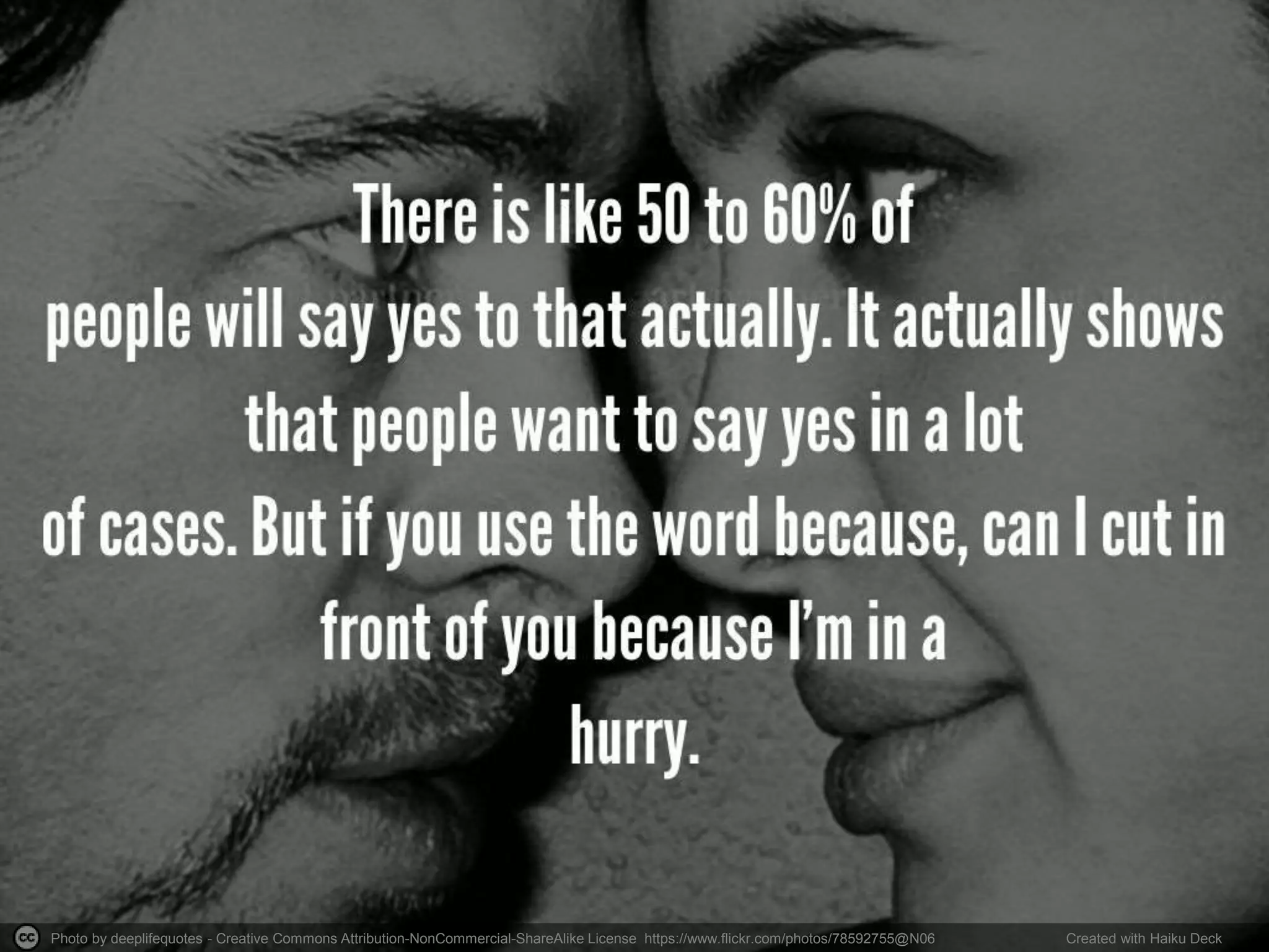 Photo by deeplifequotes - Creative Commons Attribution-NonCommercial-ShareAlike License https://www.flickr.com/photos/78592755@N06 Created with Haiku Deck
 