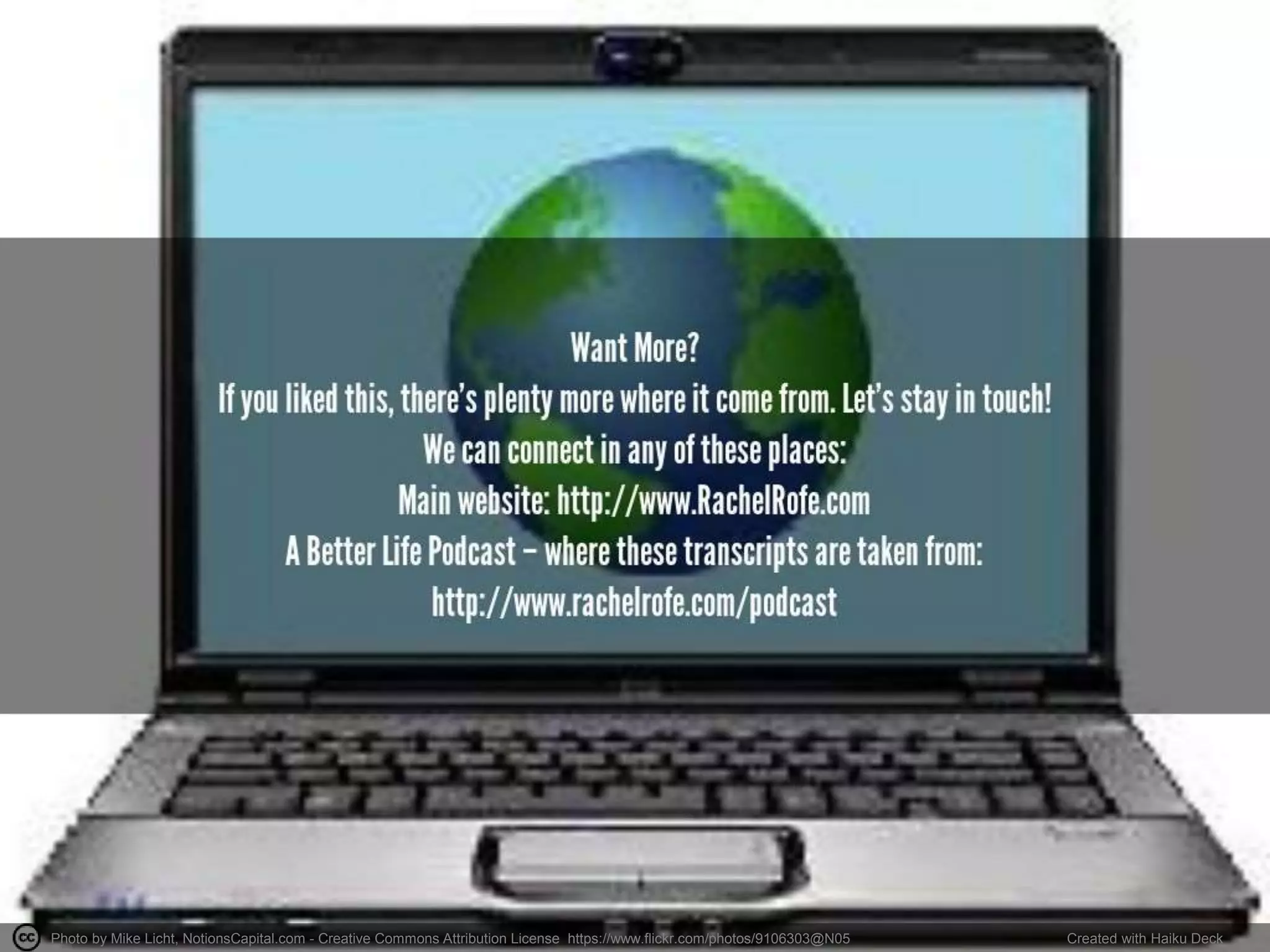 Photo by Mike Licht, NotionsCapital.com - Creative Commons Attribution License https://www.flickr.com/photos/9106303@N05 Created with Haiku Deck
 