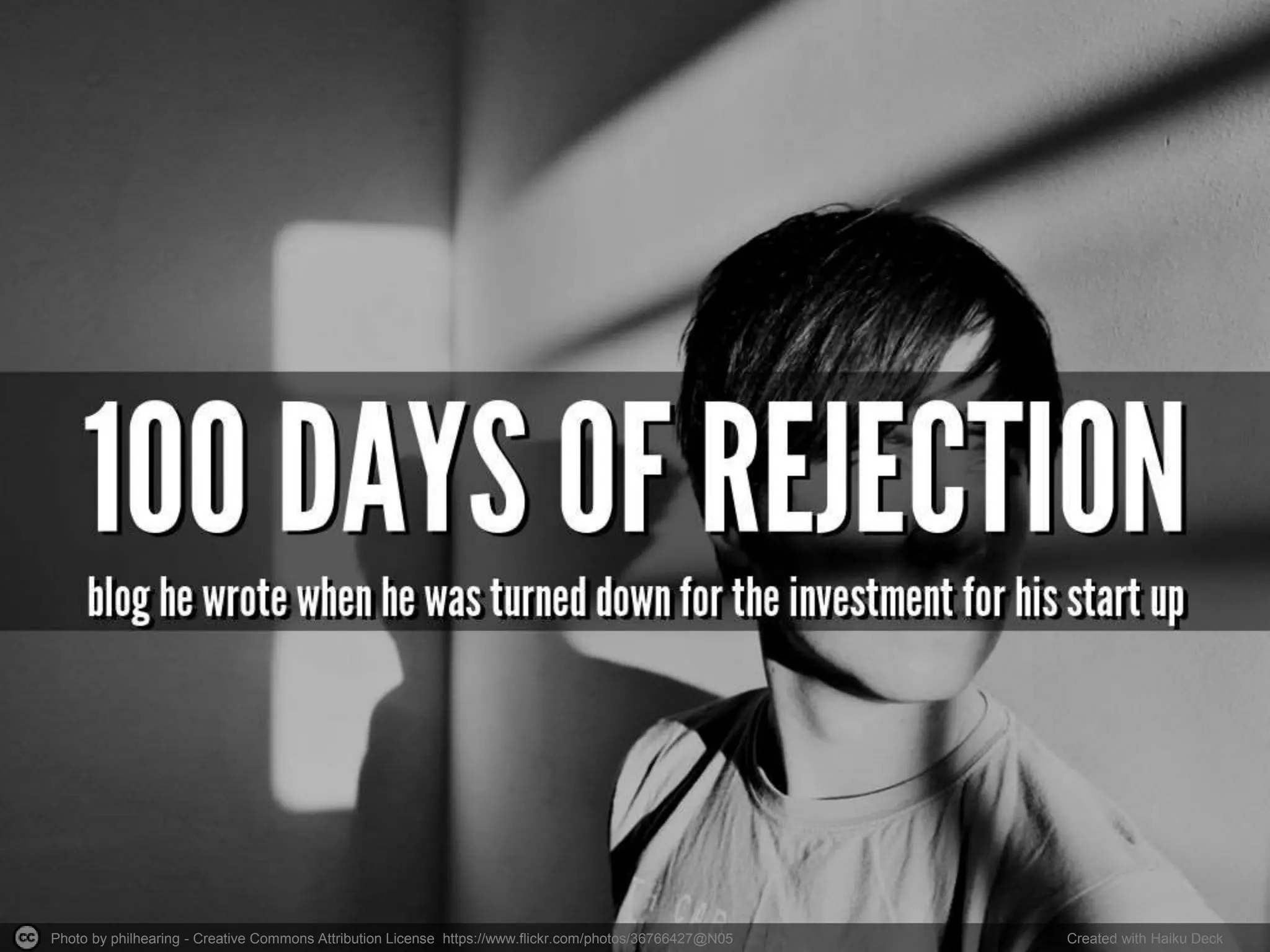 Photo by philhearing - Creative Commons Attribution License https://www.flickr.com/photos/36766427@N05 Created with Haiku Deck
 