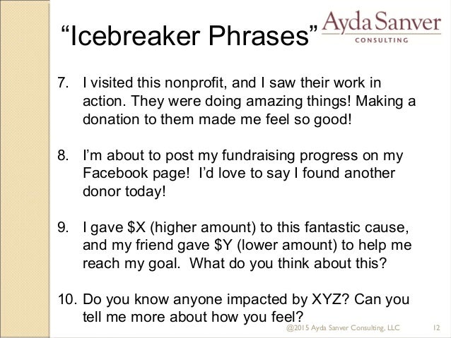 fundraising phrases
